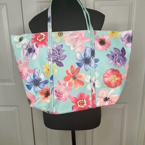 NEW- Indigo Floral and Blue Tote Bag